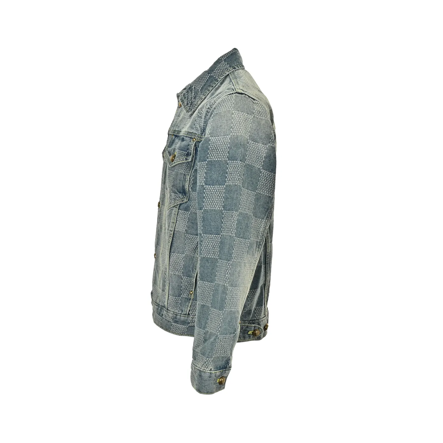 Louis Vuitton/Louis Vuitton checkerboard denim jacket